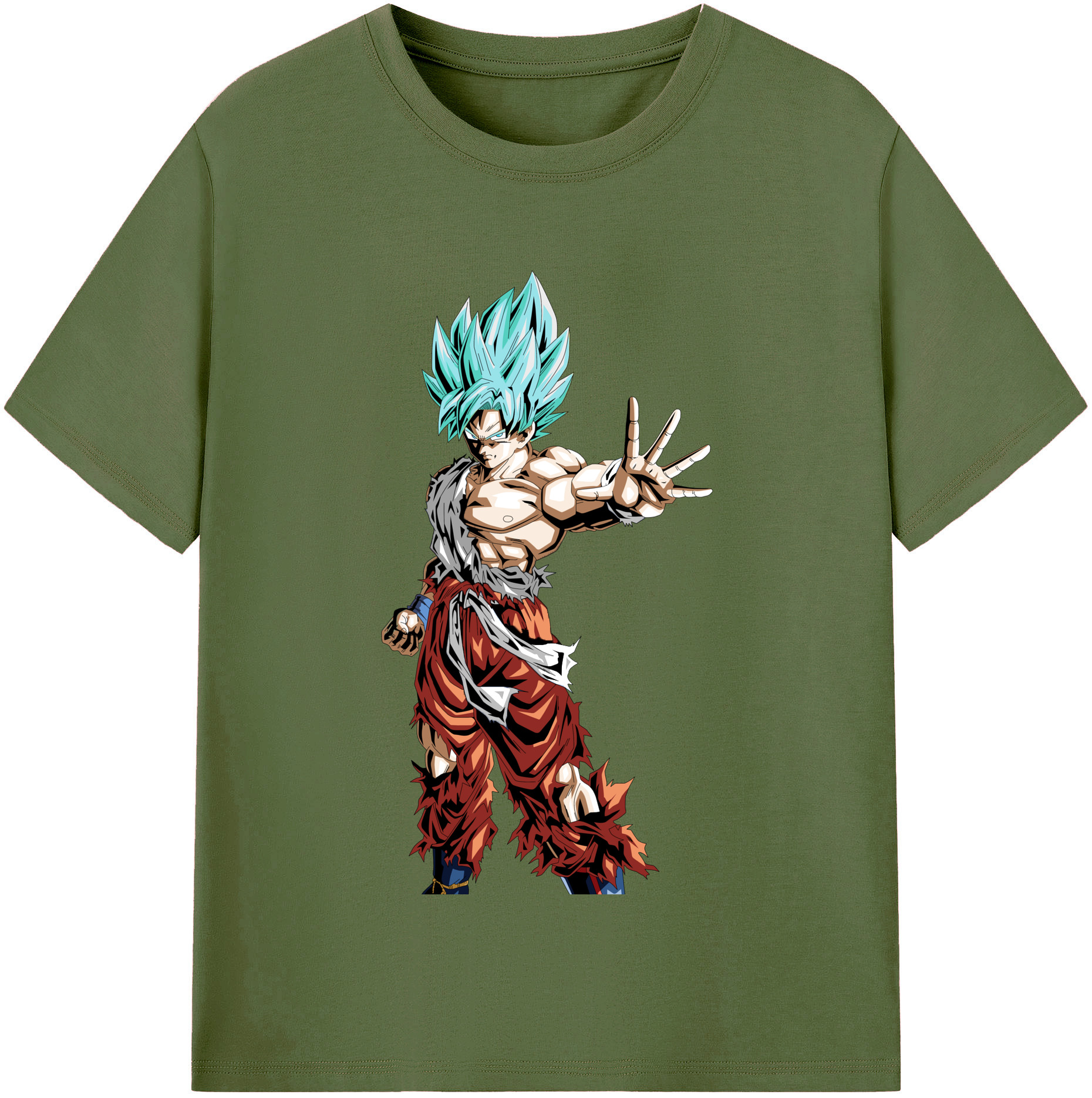 （画像用） ドラゴンボール 孫悟空（そん ごくう）Son Goku カカロット DRAGON BALL Kakarotto 綿100％半袖Tシャツ（フロントプリント）